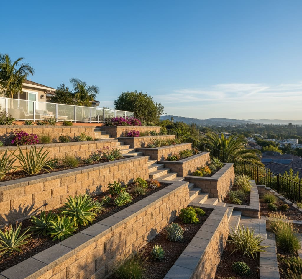Retaining walls in fullerton